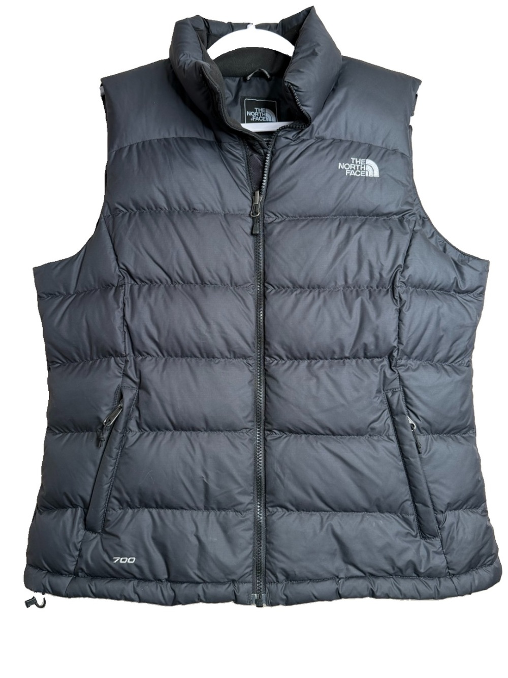 The North Face Women's Nuptse 700 Down Vest Puffer Black Size L